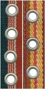 Nylon Grommet Collar, Red-White-Blue Small (5-8in x 8in-13in)