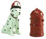 Ceramic dalmatian Salt and Pepper Shakers