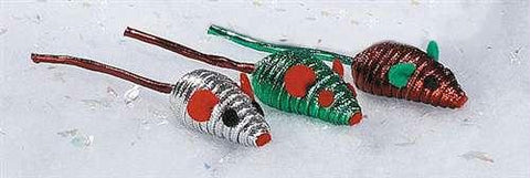 Metalic Corded Hoiday Mice (3-pack)