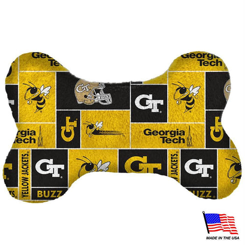 Georgia Tech Plush Bone Toy