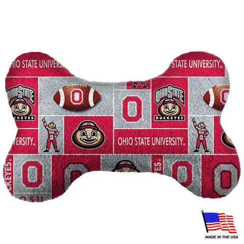 Ohio State Buckeyes Plush Bone Toy