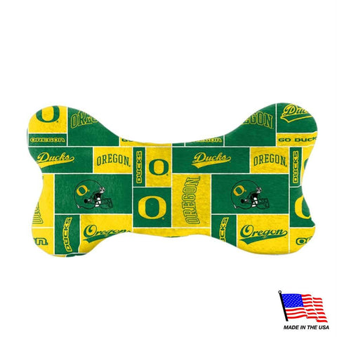 Oregon Ducks Plush Bone Toy