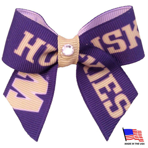 Washington Huskies Pet Hair Bow