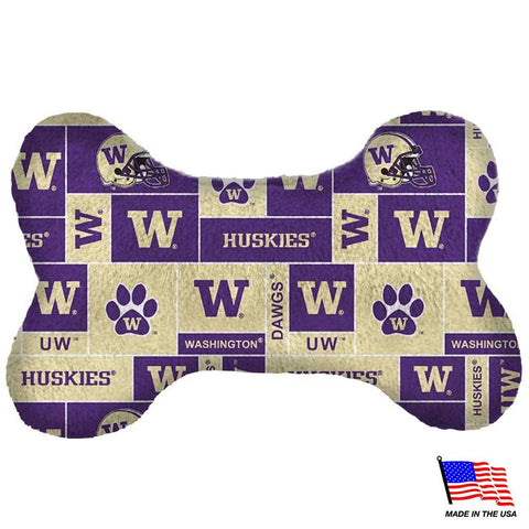 Washington Huskies Plush Bone Toy