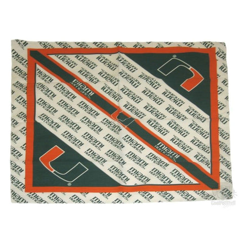 Miami Hurricanes Square Bandana
