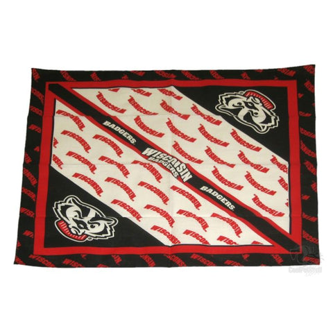 Wisconsin Badgers Square Bandana