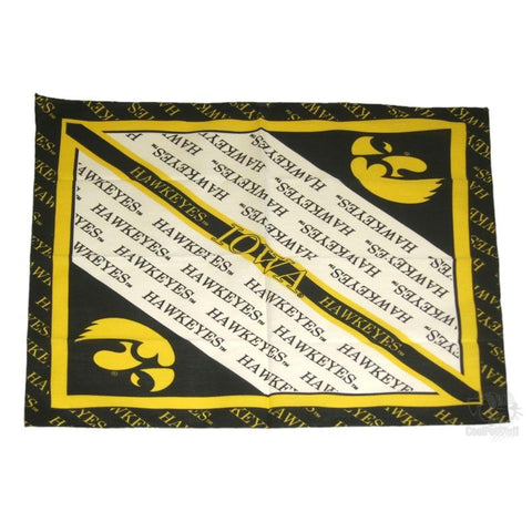 Iowa Hawkeyes Square Bandana