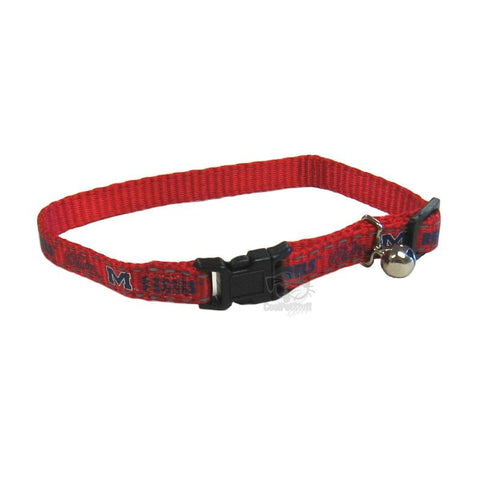 Ole Miss Rebels Cat Safety Collar