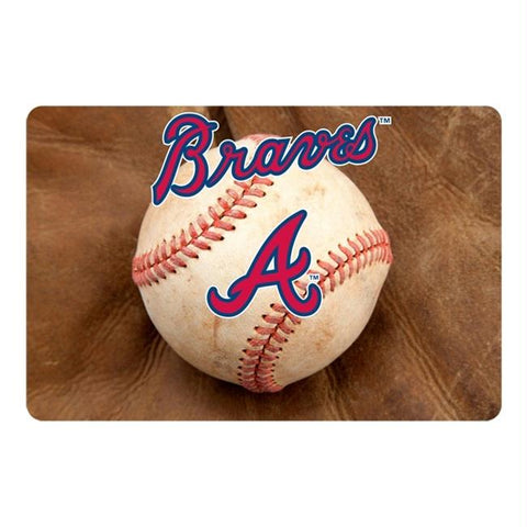 Atlanta Braves Pet Bowl Mat