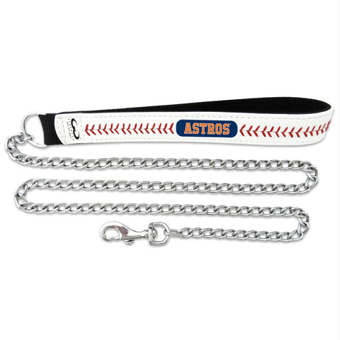 Houston Astros Leather Baseball Seam Leash