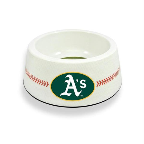 Oakland A's Classic Baseball Pet Bowl