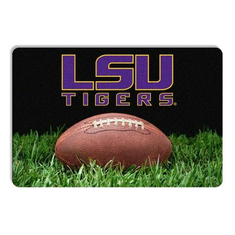 LSU Tigers Classic Football Pet Bowl Mat
