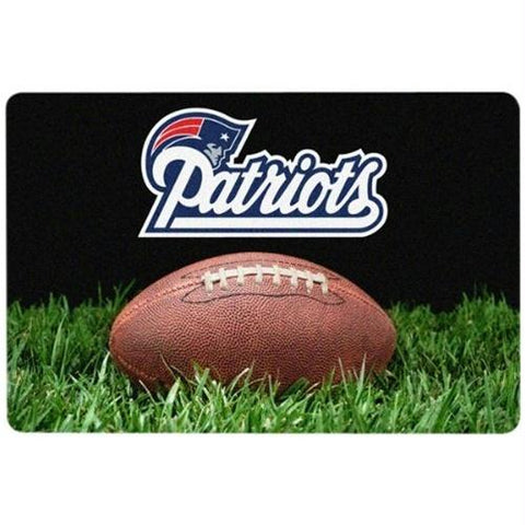 New England Patriots Classic Football Pet Bowl Mat