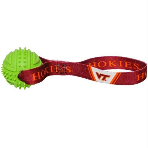 Virginia Tech Rubber Ball Toss Toy