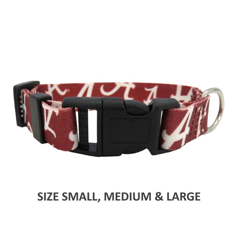 Alabama Crimson Tide Pet Nylon Collar - XS