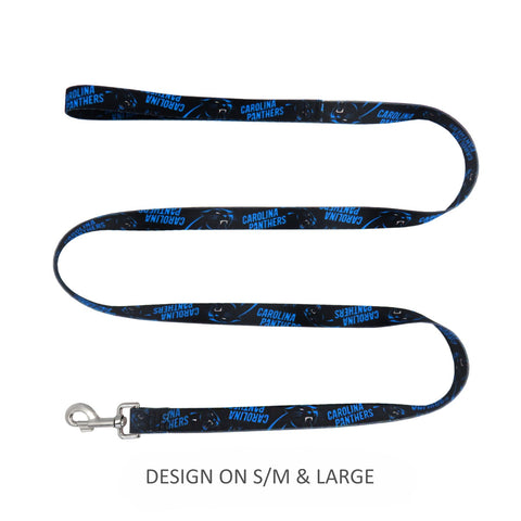 Carolina Panthers Pet Nylon Leash - S/M