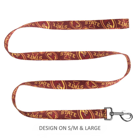 Iowa State Cyclones Pet Nylon Leash - S/M