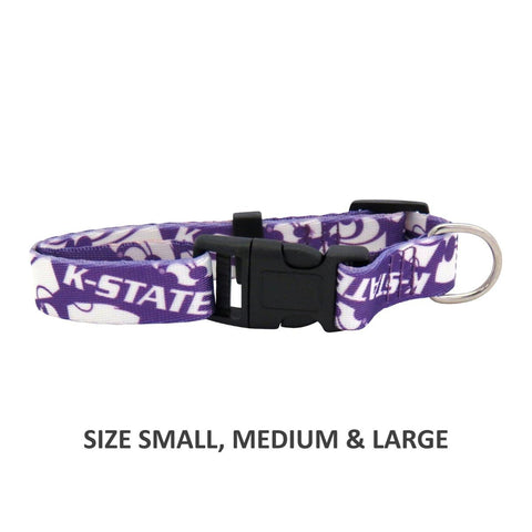 Kansas State Wildcats Pet Nylon Collar - Medium