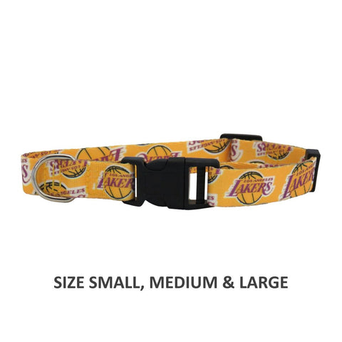 Los Angeles Lakers Pet Nylon Collar - XS