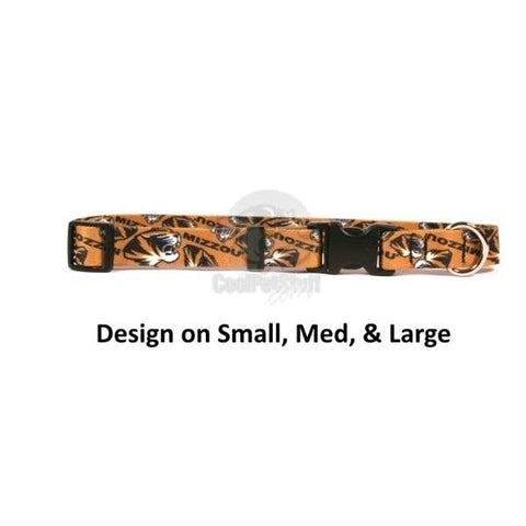 Missouri Tigers Pet Nylon Collar - Small