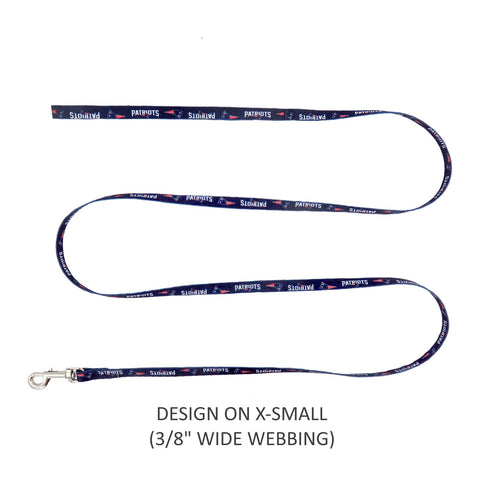 New England Patriots Pet Nylon Leash - XS