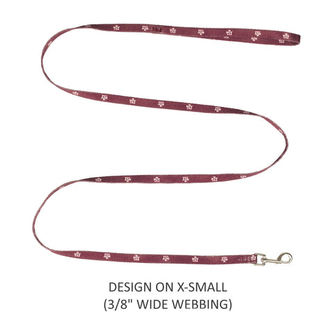 Texas A&M Aggies Pet Nylon Leash - XS