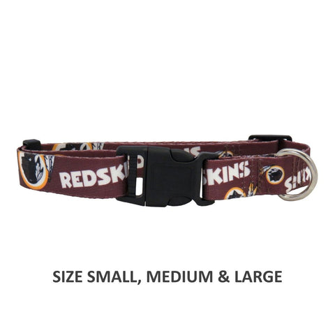 Washington Redskins Pet Nylon Collar - Medium