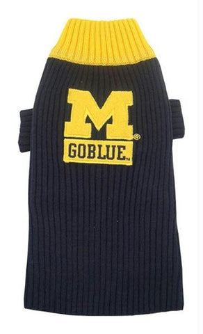 Michigan Wolverines (Go Blue) Pet Sweater