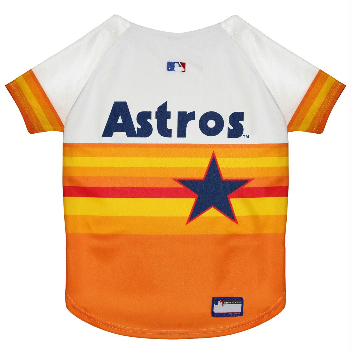 Houston Astros Vintage Rainbow Pet Jersey - Small