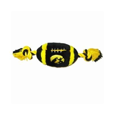 Iowa Hawkeyes Plush Football Dog Toy