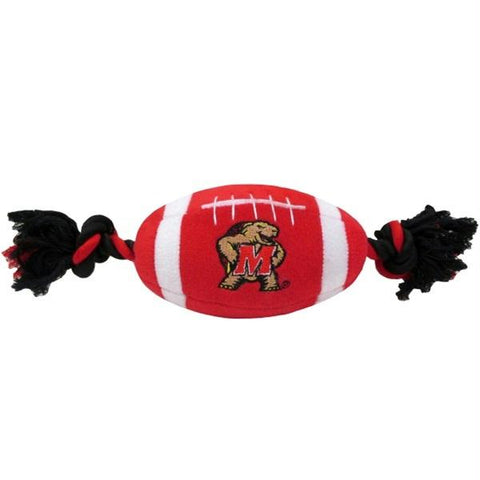 Maryland Terrapins Plush Football Pet Toy