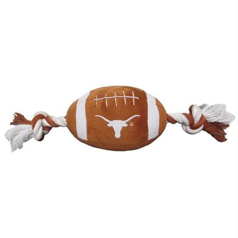 Texas Longhorns Plush Football Pet Toy