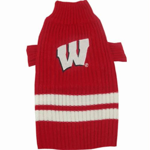Wisconsin Badgers Dog Sweater