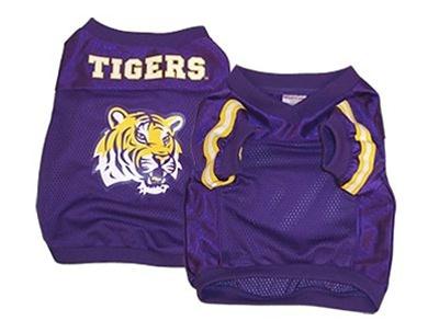 LSU Tigers Dog Jersey alternate style