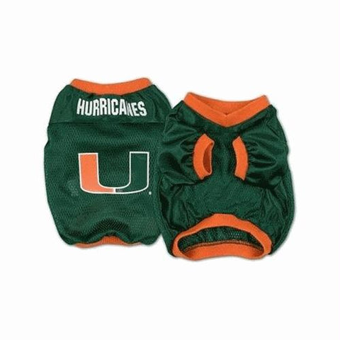 Miami Hurricanes Dog Jersey - Alternate Style
