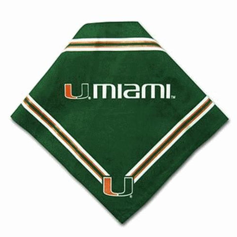 Miami Hurricanes Dog Bandana