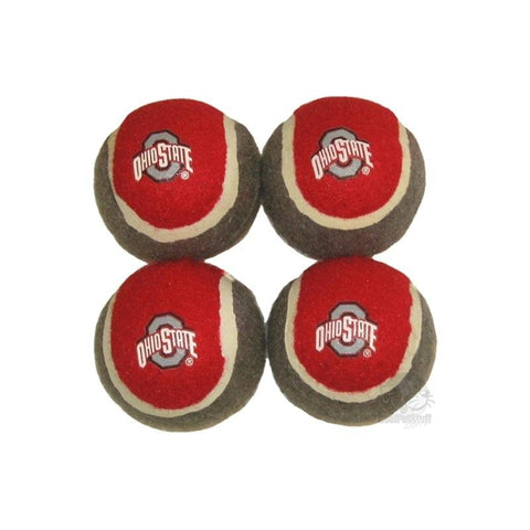 Ohio State Buckeyes Tennis Ball 4-Pak