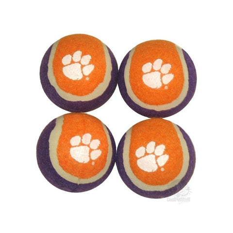 Clemson Tigers Tennis Ball 4-Pak