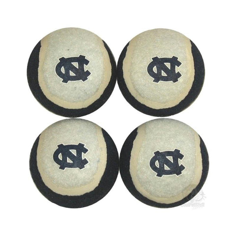 North Carolina Tarheels Tennis Ball 4-Pak