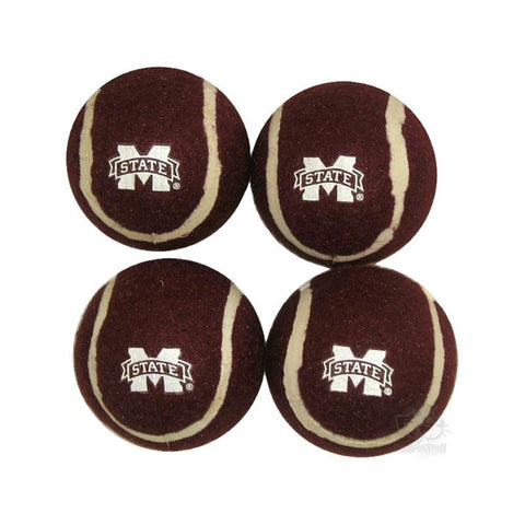Mississippi State Bulldogs Tennis Ball 4-Pak