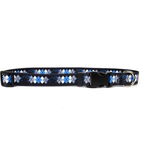 Carolina Panthers Argyle Nylon Collar