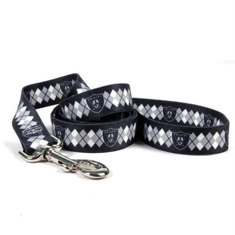 Oakland Raiders Argyle Nylon Leash