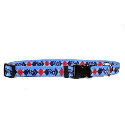 Tennessee Titans Argyle Nylon Collar