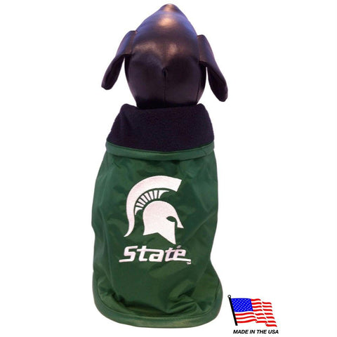 Michigan State Weather-Resistant Blanket Pet Coat