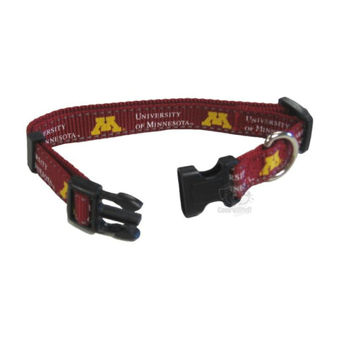 Minnesota Golden Gophers Pet Reflective Nylon Collar