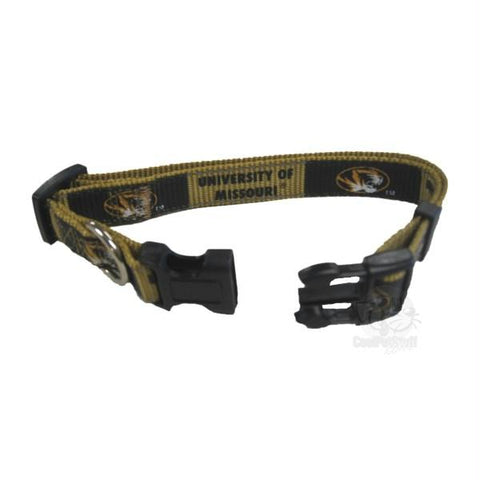 Missouri Tigers Pet Reflective Nylon Collar