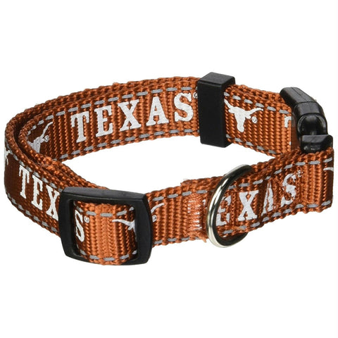 Texas Longhorns Pet Reflective Nylon Collar