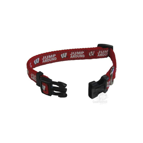 Wisconsin Badgers Pet Reflective Nylon Collar