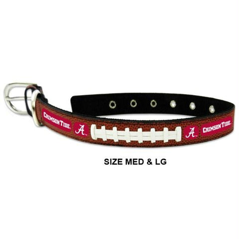 Alabama Crimson Tide Classic Leather Football Collar
