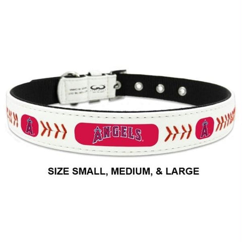 Los Angeles Angels Classic Leather Baseball Collar